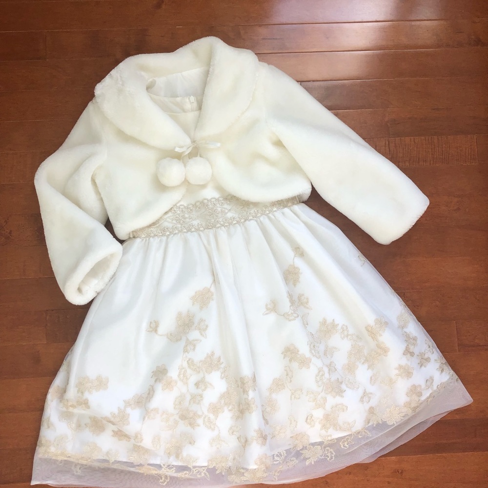 SORBET lace and tulle girl’s dress with bolero 🎁6